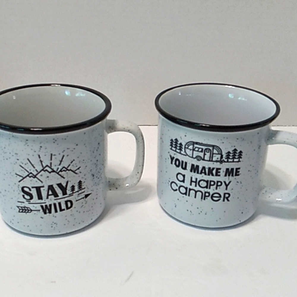 STONEWARE COFFEE MUGS